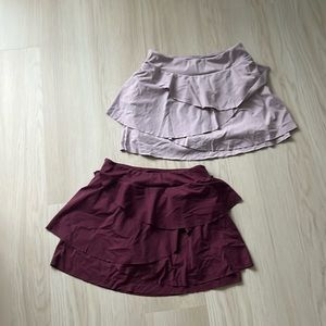 Halara tennis skirts size medium never worn!